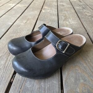 Dansko Classic Black Women's Mary Jane Clogs